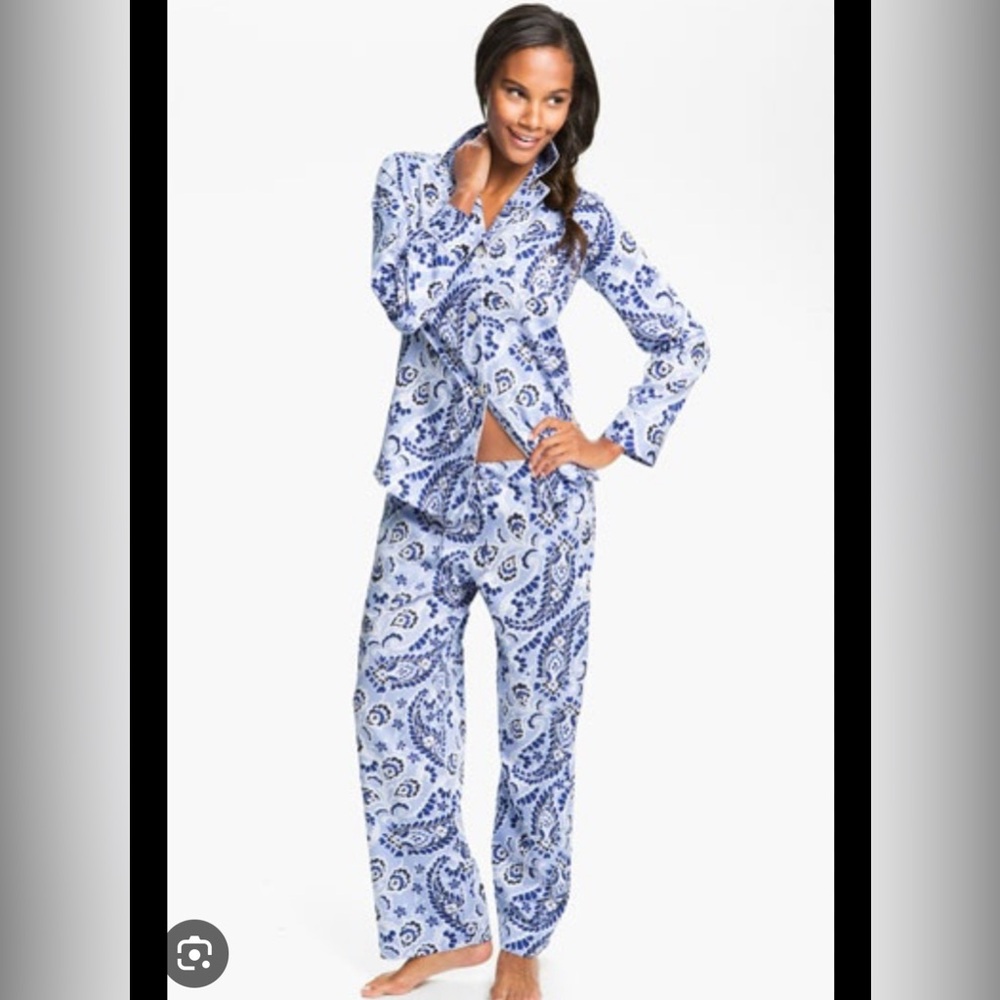 Ralph Lauren Blue Paisley Pajama Set